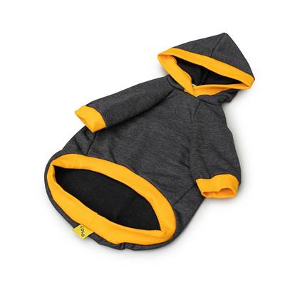 Moletom Cansei de Ser Gato Grafite e Amarelo para Gatos G