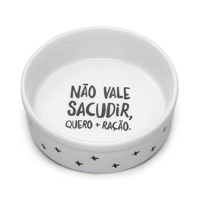 Comedouro Cansei de Ser Gato Quero + Ração