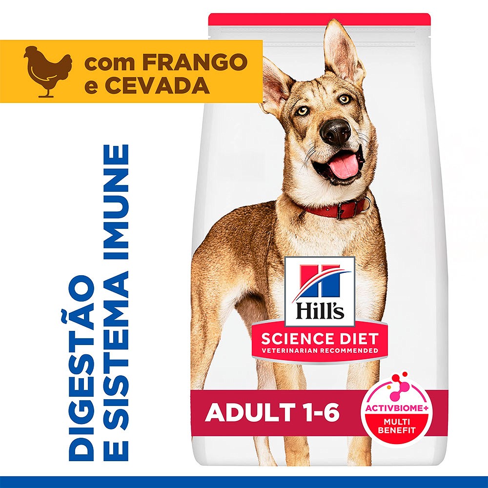 Ração Hill's Science Diet para Cães Adultos de Médio e Grande Porte