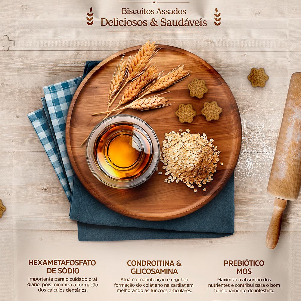 Biscoito Special Dog Ultralife Original para Cães Adultos Sabor Aveia e Mel