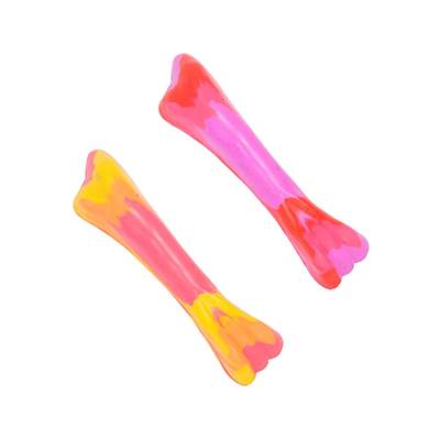Brinquedo LCM Ossinho de Borracha Maciço para Cães - Cores Sortidas U