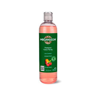 Shampoo Megamazon Forest Purity Pitanga e Buriti para Cães e Gatos 300ml