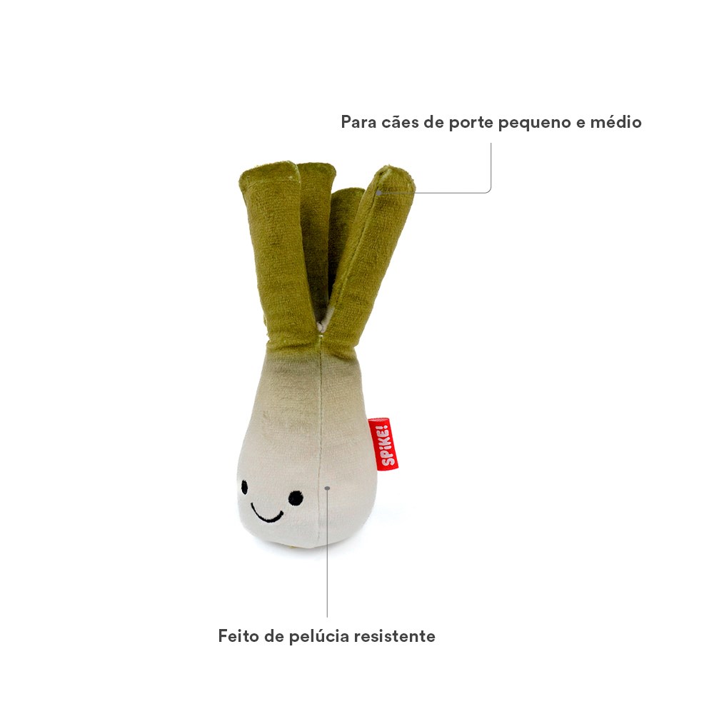 Brinquedo de Pelúcia para Cães Kawaii Alho Poró