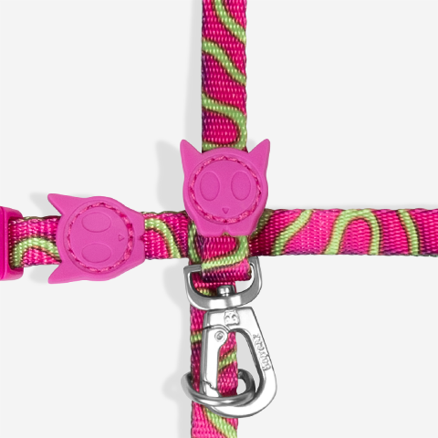 Peitoral com Guia Zee.Cat H3D Jelly para Gatos | Zee.Dog