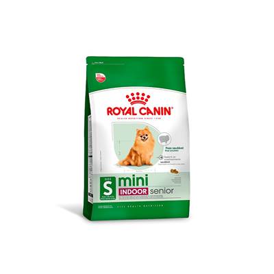 Ração Royal Canin Mini Indoor Sênior para Cães Adultos acima de 8 anos de Porte Pequeno 7,5kg