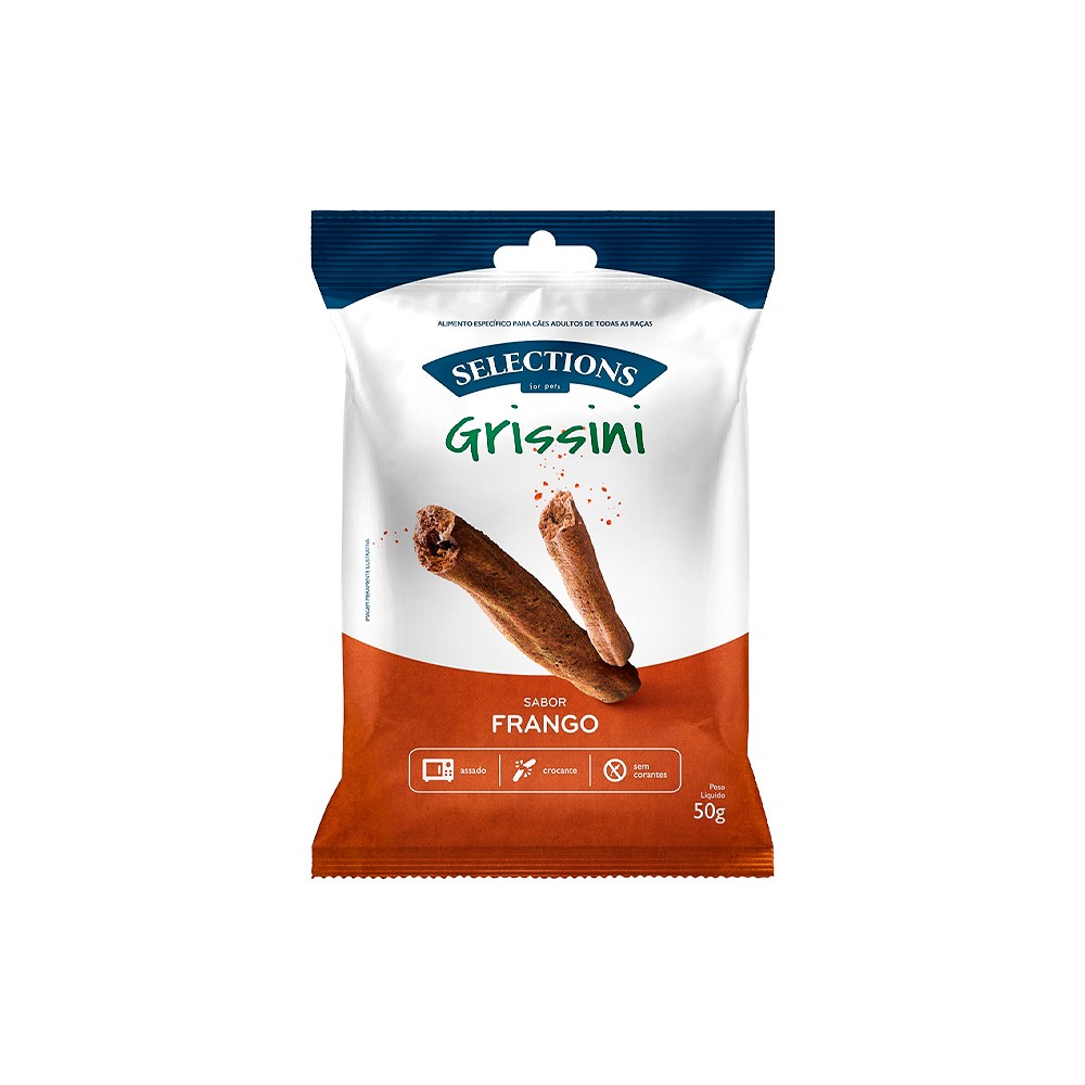 Snack Selections Grissini para Cães Adultos sabor Frango