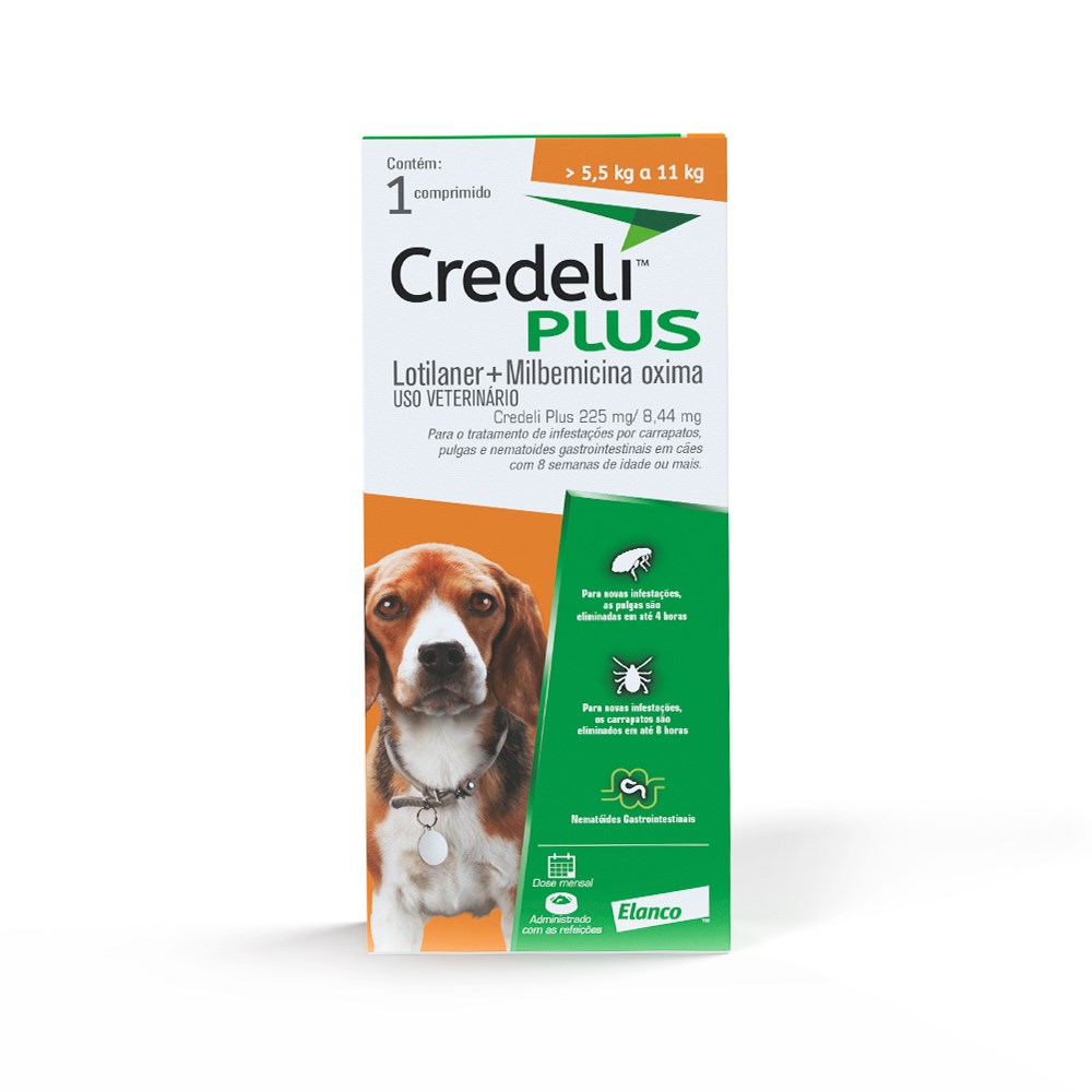 Antipulgas Elanco Credeli Plus para Cães - 1 Comprimido