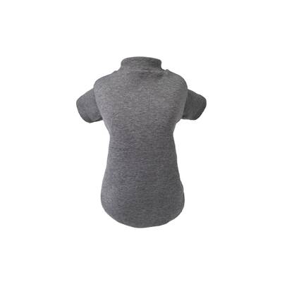 Blusa Fábrica Pet Moletom Cinza para Cães e Gatos G