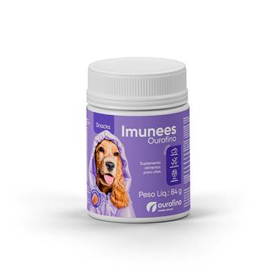 Suplemento Alimentar Ourofino Imunees Snacks para Cães 30 tabletes