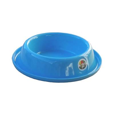 Comedouro Tigela Alumínio Azul para Cães e Gatos Vida Mansa 700ml