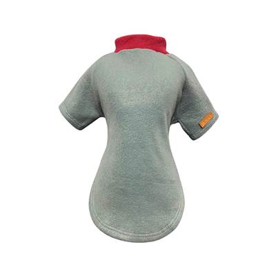 Blusa Fábrica Pet com Manga para Cães e Gatos Cinza G