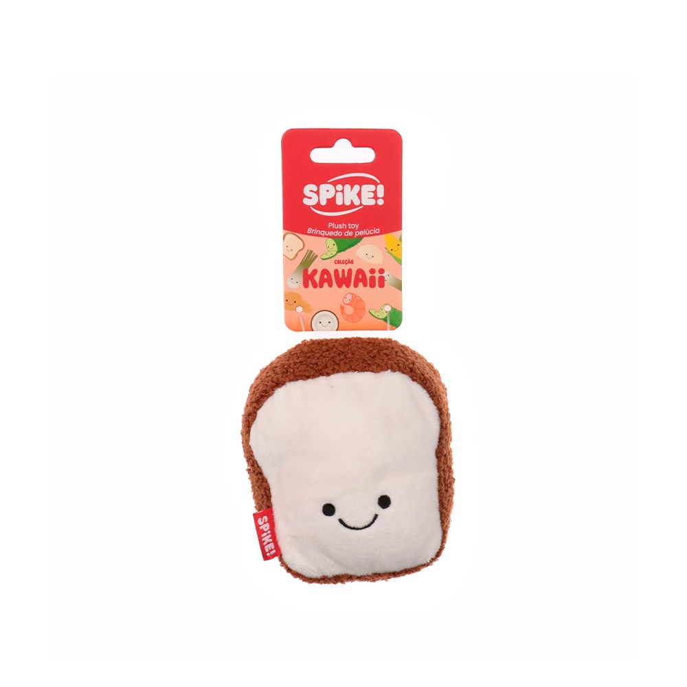 Brinquedo de Pelúcia para Cães Kawaii Pão de Forma