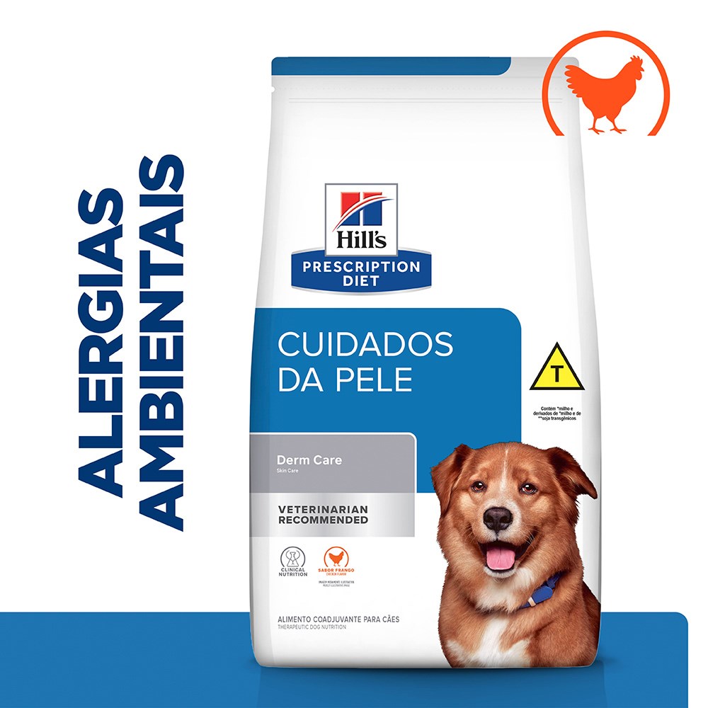 Ração Hill's Prescription Diet para Cães Adultos - Cuidados da Pele