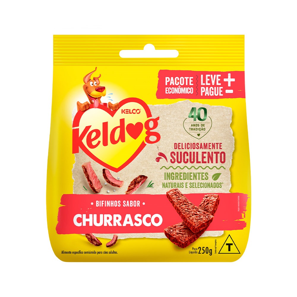 Bifinho Keldog Churrasco para Cães