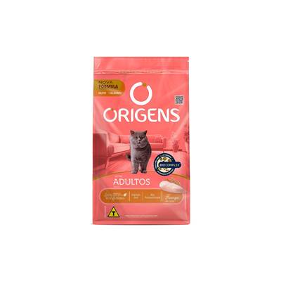 Ração Origens para Gatos Adultos sabor Frango 1kg