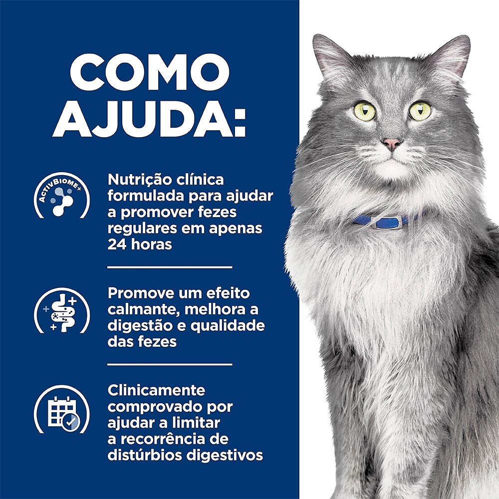 Ração Hill's Prescription Diet Gastro Intestinal Biome para Gatos