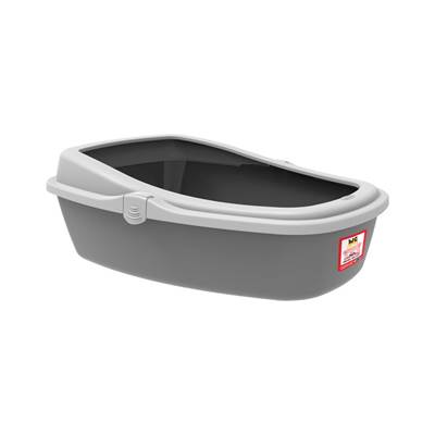 Bandeja Sanitária Plast Pet King Taupe para Gatos M