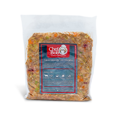 Alimento Natural Chef Bob Carne Salteada com Gengibre para Cães 350g