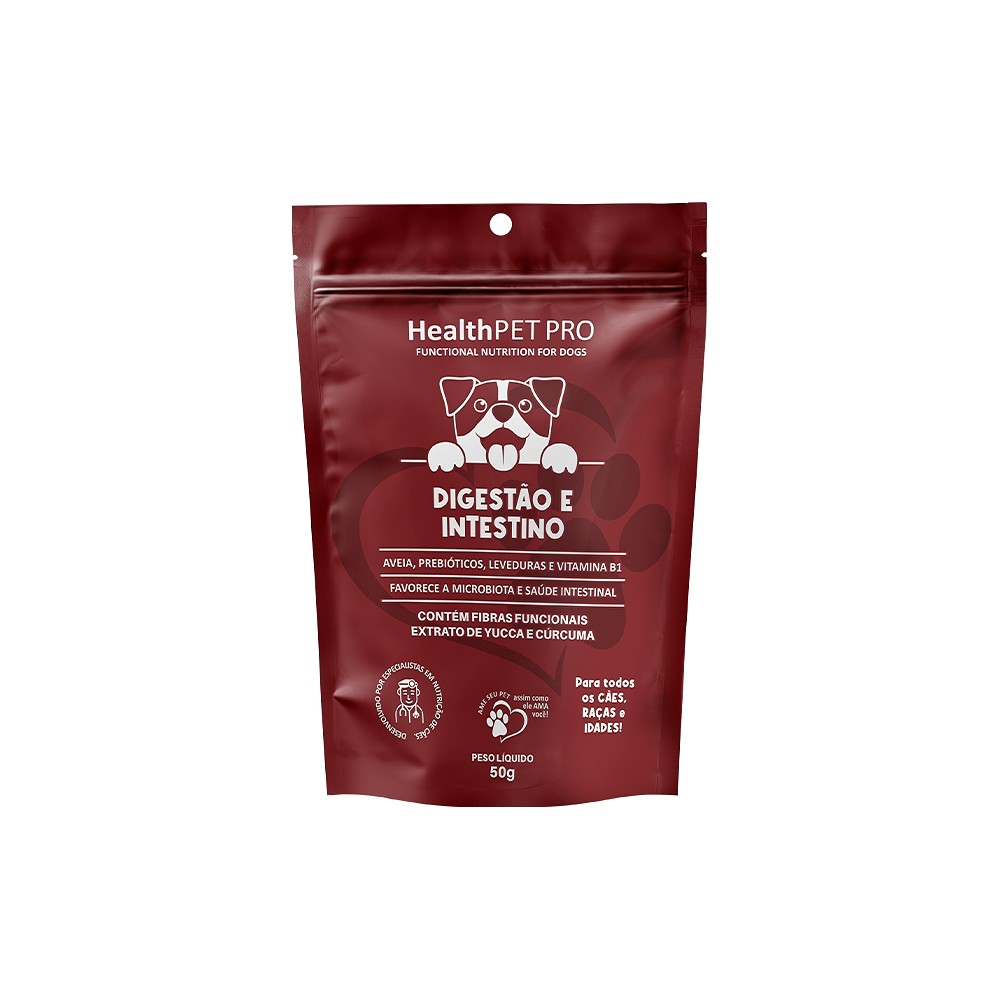 Biscoito HealthPet Pró Digestão e Intestino para Cães