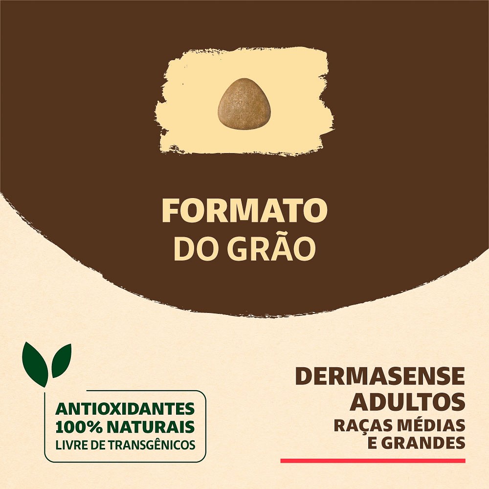 Ração Quatree Supreme Dermasense para Cães Adultos de Porte Médio e Grande sabor Cordeiro e Salmão