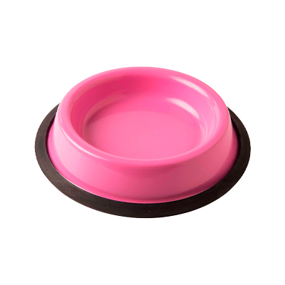 Comedouro Royale Antiderrapante Rosa para Gatos U
