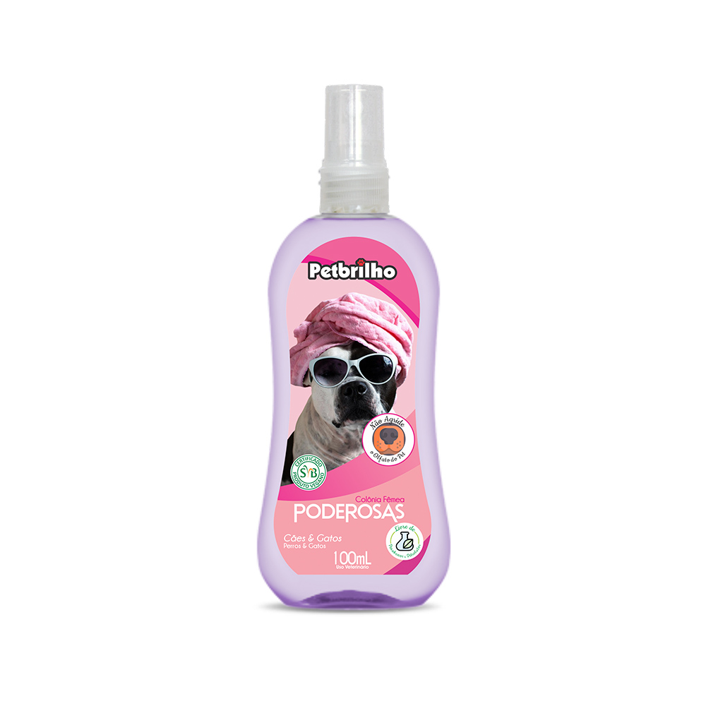 Perfume Petbrilho Vegano para Cães Fêmeas