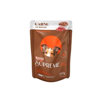 Ração Úmida Quatree Supreme para Cães Adultos Sabor Carne 