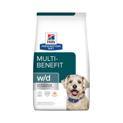 Ração Hill's Prescription Diet W/D para Cães Adultos - Controle de Peso 3,8kg
