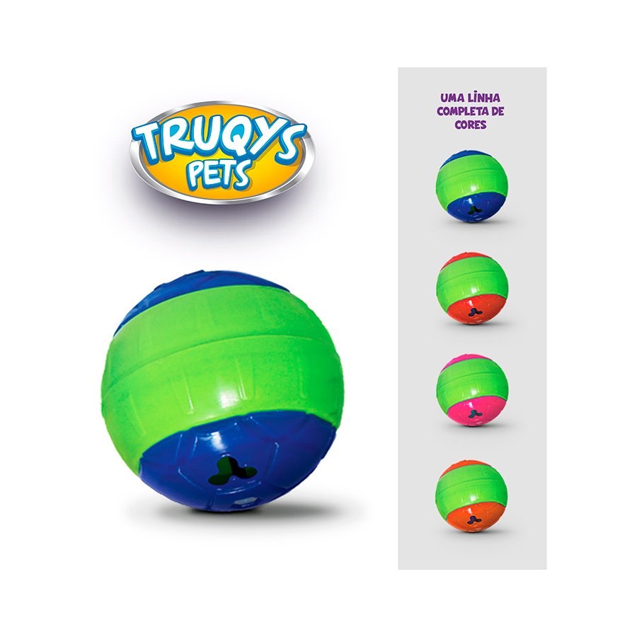 Brinquedo Truqys Snack Ball Laranja para Cães