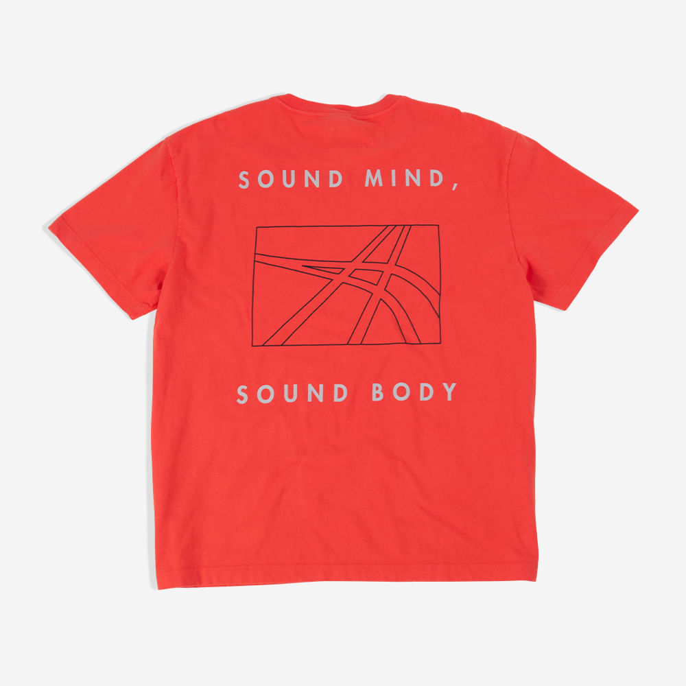T-Shirt Wide ASICS x Zee.Dog Human Vermelho | Imagem 4