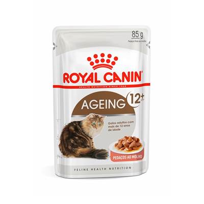 Ração Royal Canin Sachê Ageing +12 para Gatos Idosos 85g