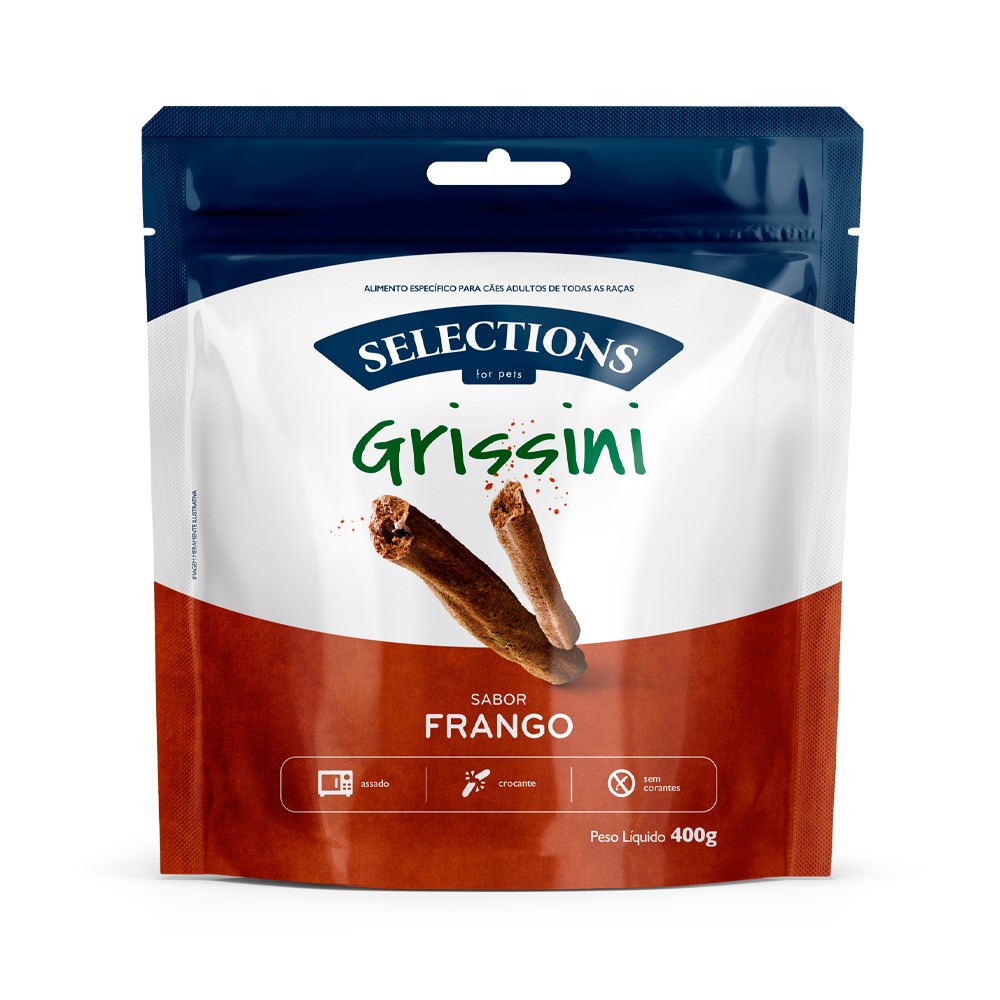 Snack Selections Grissini para Cães Adultos sabor Frango