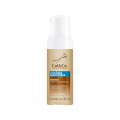 Perfume Cat & Co Masculina Mousse para Gatos 50ml