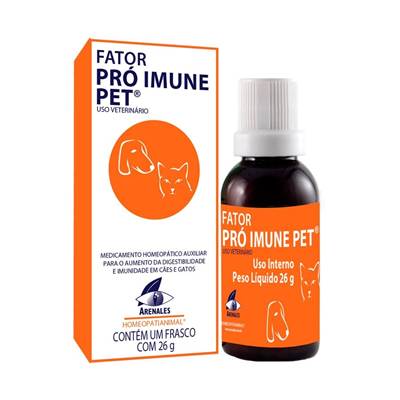 Medicamento Homeopático Arenales Fator Imune Pet 26g