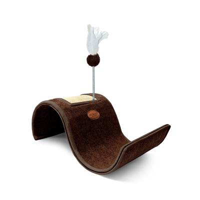Arranhador São Benedito Pet Wave Marrom para Gatos