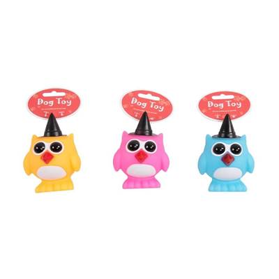Brinquedo Pawspals Dog Toy Vinil Coruja para Cães - Cores Sortidas U
