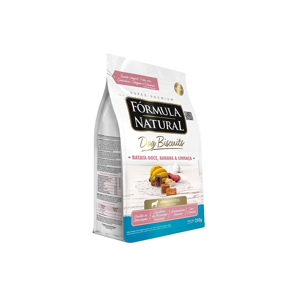 Biscoito Fórmula Natural Dog Biscuits para Cães Adultos sabor Batata