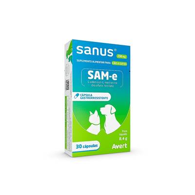 Suplemento Sanus 200mg com 30 Cápsulas 200g
