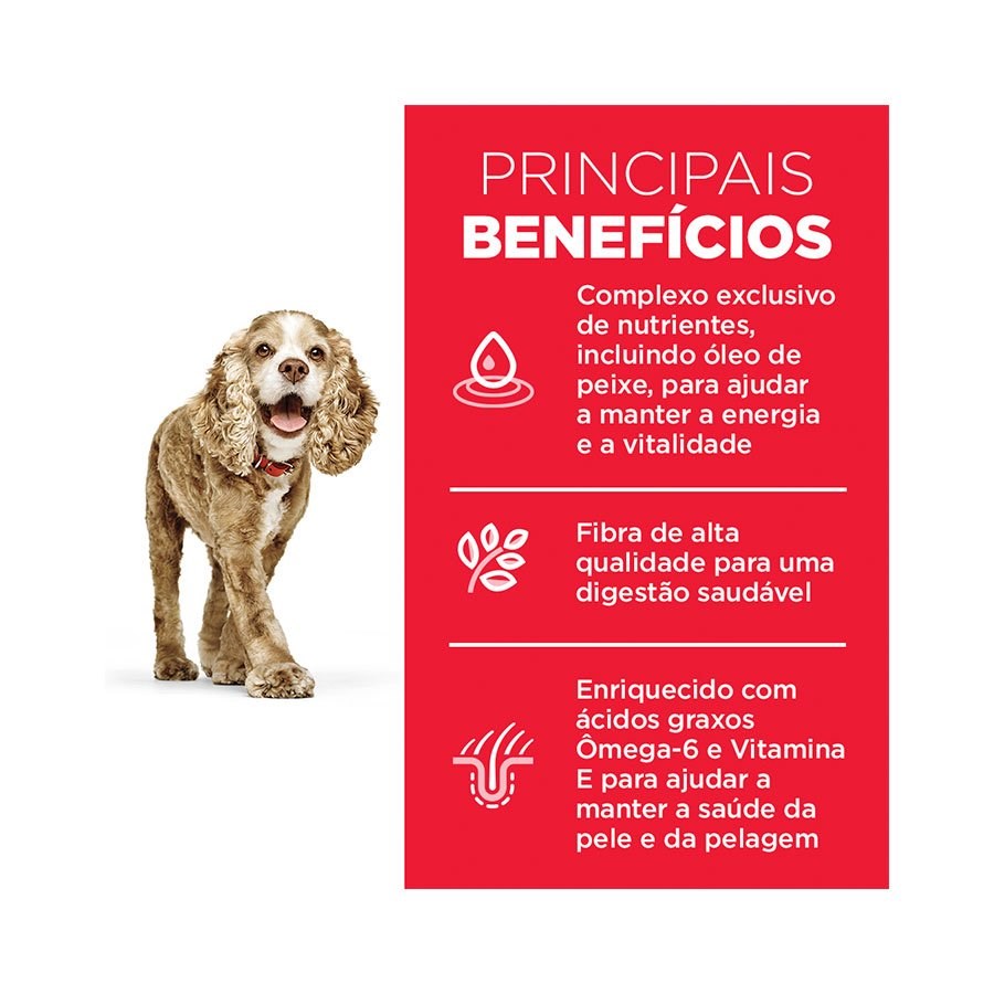 Ração Hill's para Cães Adultos 11+ Raças Pequenas e Miniatura 