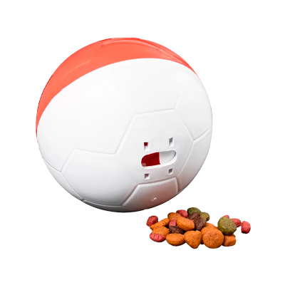 Brinquedo Amicus Crazy Ball Vermelho e Branco para Cães M