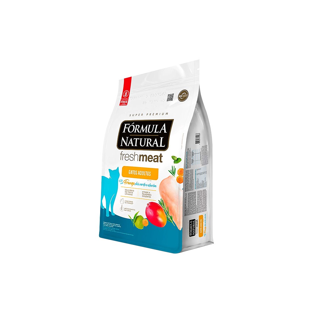 Ração Fórmula Natural Fresh Meat para Gatos Adultos sabor Frango