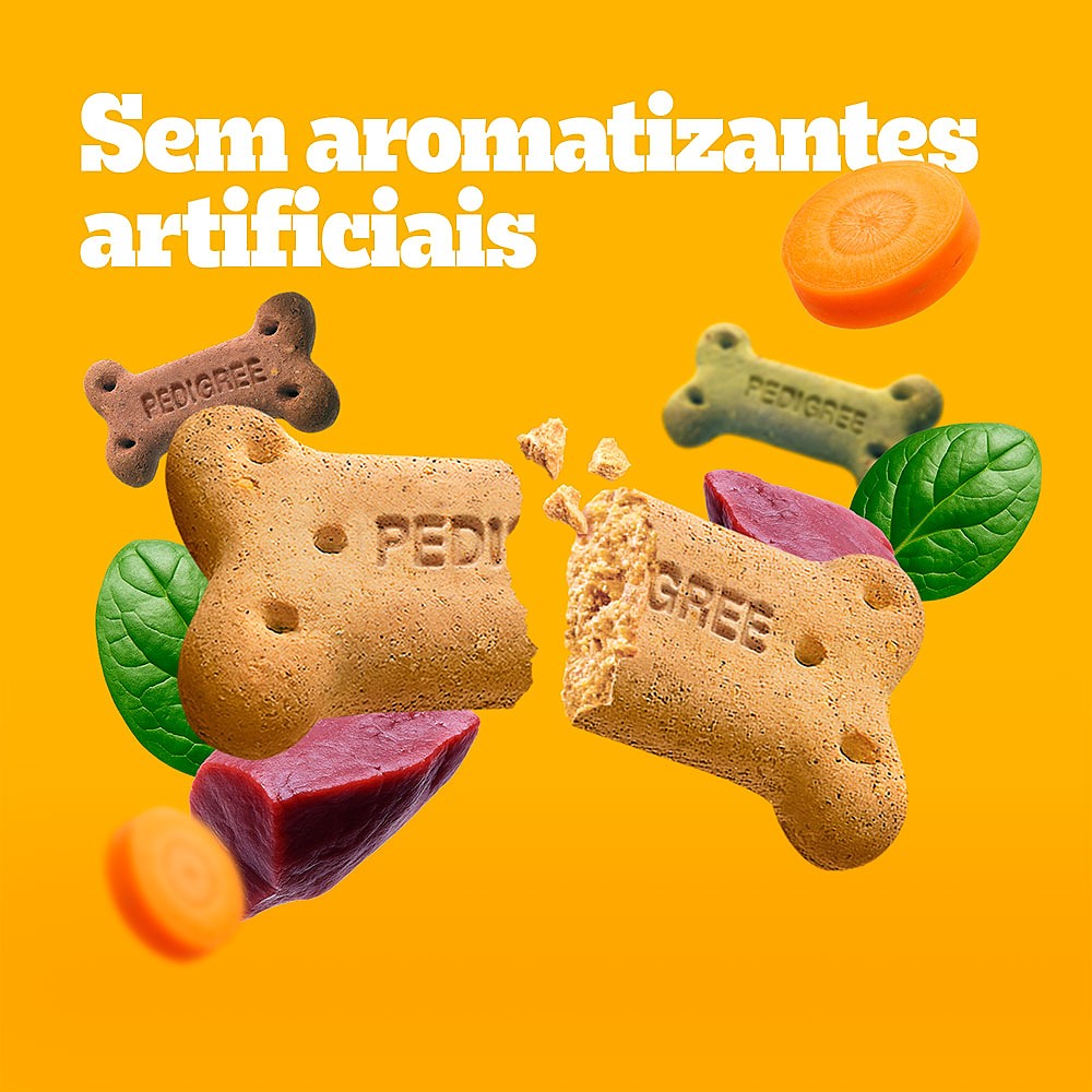 Biscoito Pedigree Biscrok Multi para Cães Adultos 