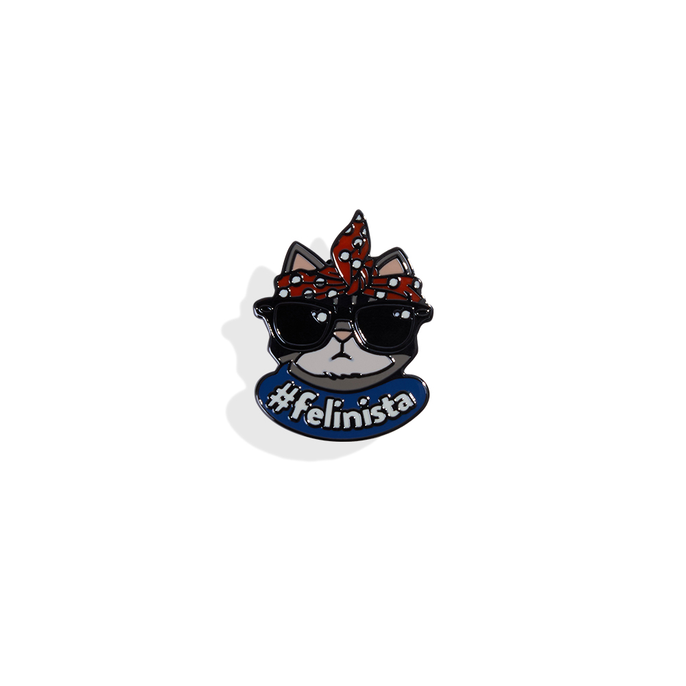 Pin de Lapela Felinista Cansei de Ser Gato