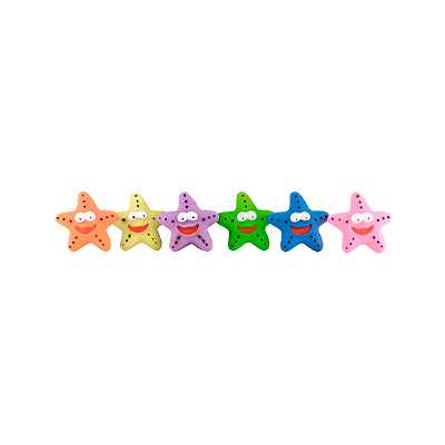 Brinquedo Líder Pet Estrela do Mar para Cães - Cores Sortidas U