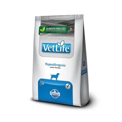 Ração Vet Life Natural Hypoallergenic para Cães Adultos com Problemas de Pele 10,1kg