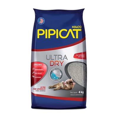 Areia Sanitária Pipicat Ultra Dry 4kg