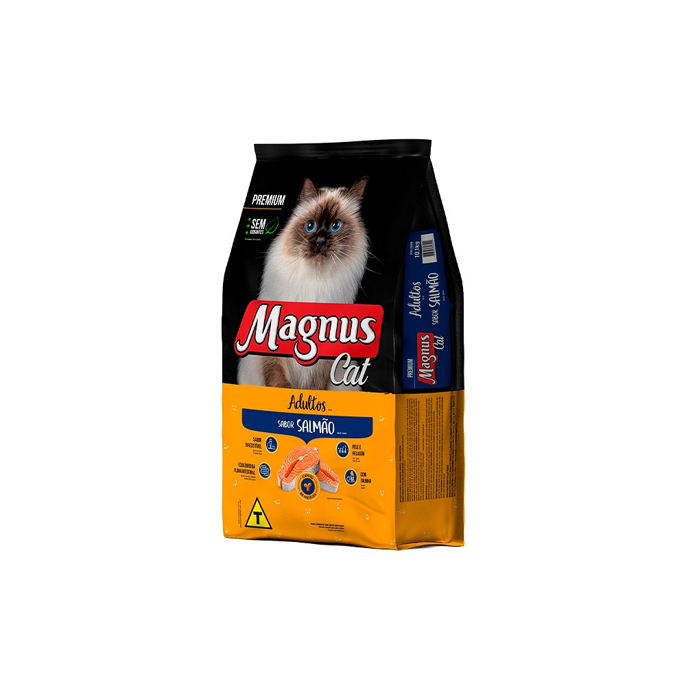 Ração Magnus sabor Salmão para Gatos Adultos