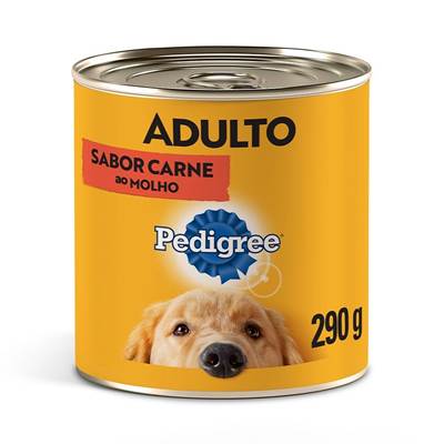 Ração Úmida Pedigree Carne ao Molho para Cães Adultos 290g