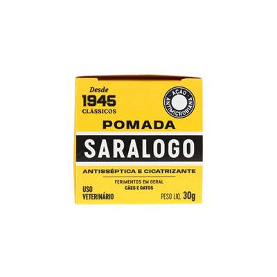 Pomada Cicatrizante Matacura Saralogo para Cães e Gatos 30g