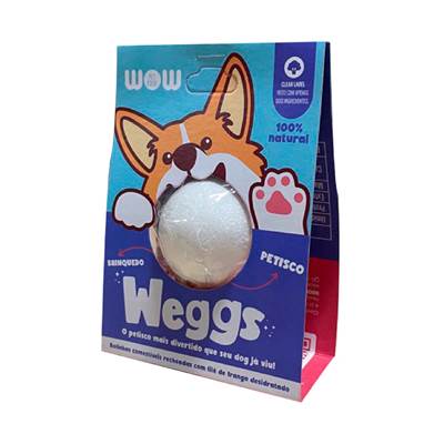 Petisco Natural WOW Weggs para Cães Sabor Frango 7g